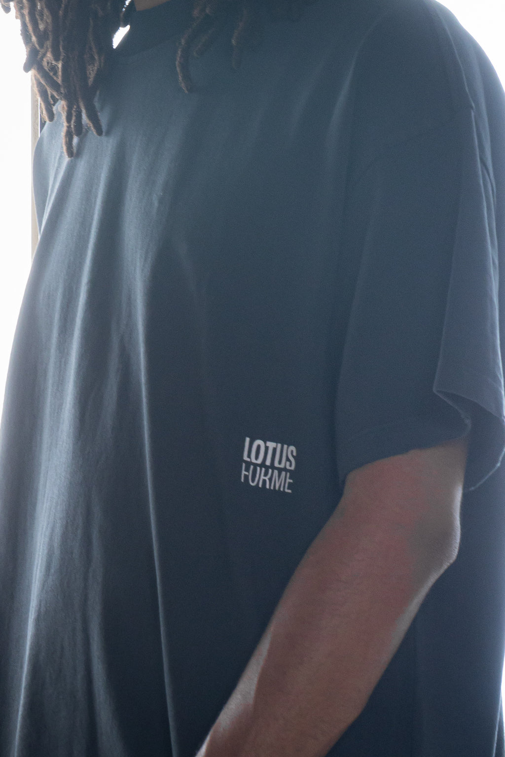 Camiseta Relaxed 'DREAM CITY' Cinza Estonado