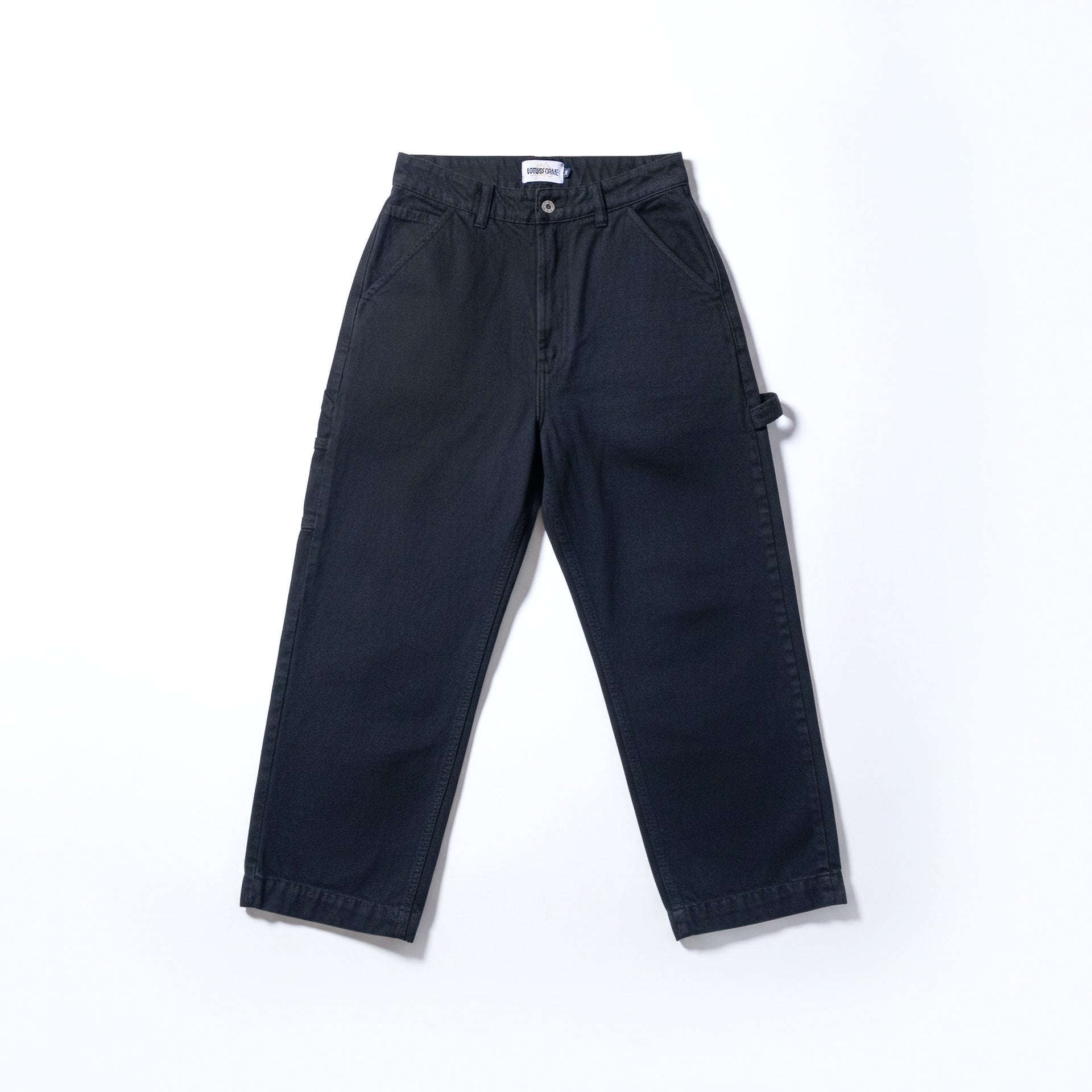 Calça Reta Sarja Preta