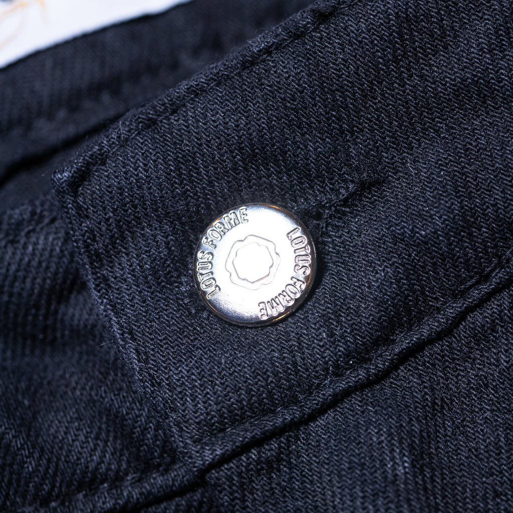 Calça Reta Sarja Preta