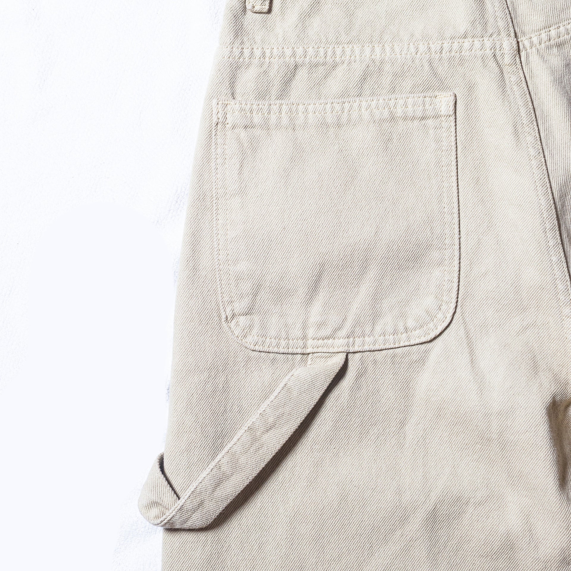 Calça Reta Sarja Bege