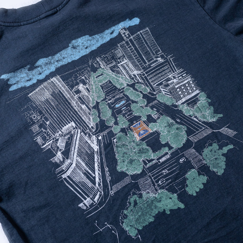 Camiseta Relaxed 'DREAM CITY' Cinza Estonado