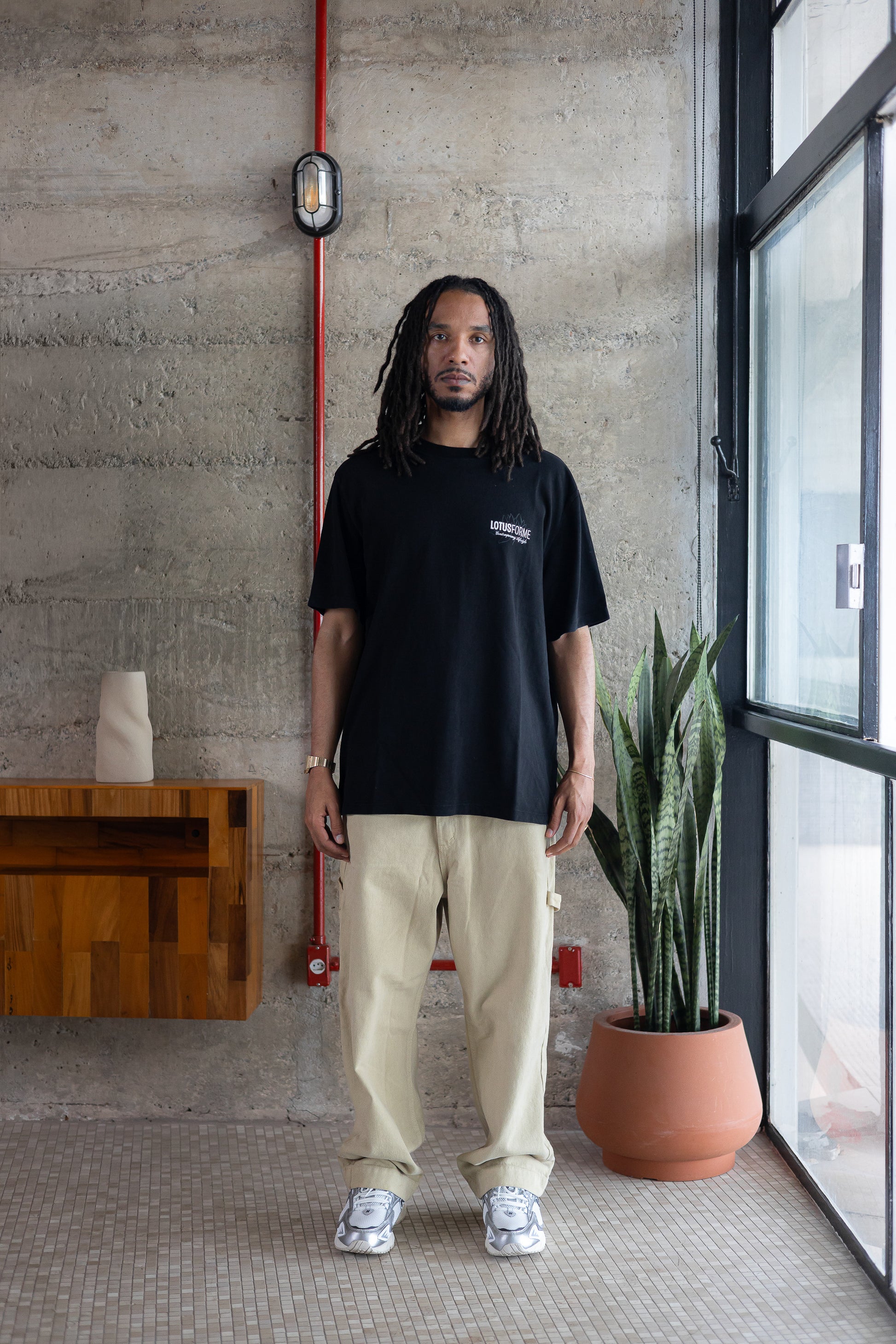 Camiseta Regular 'FORME CLUB' Preta