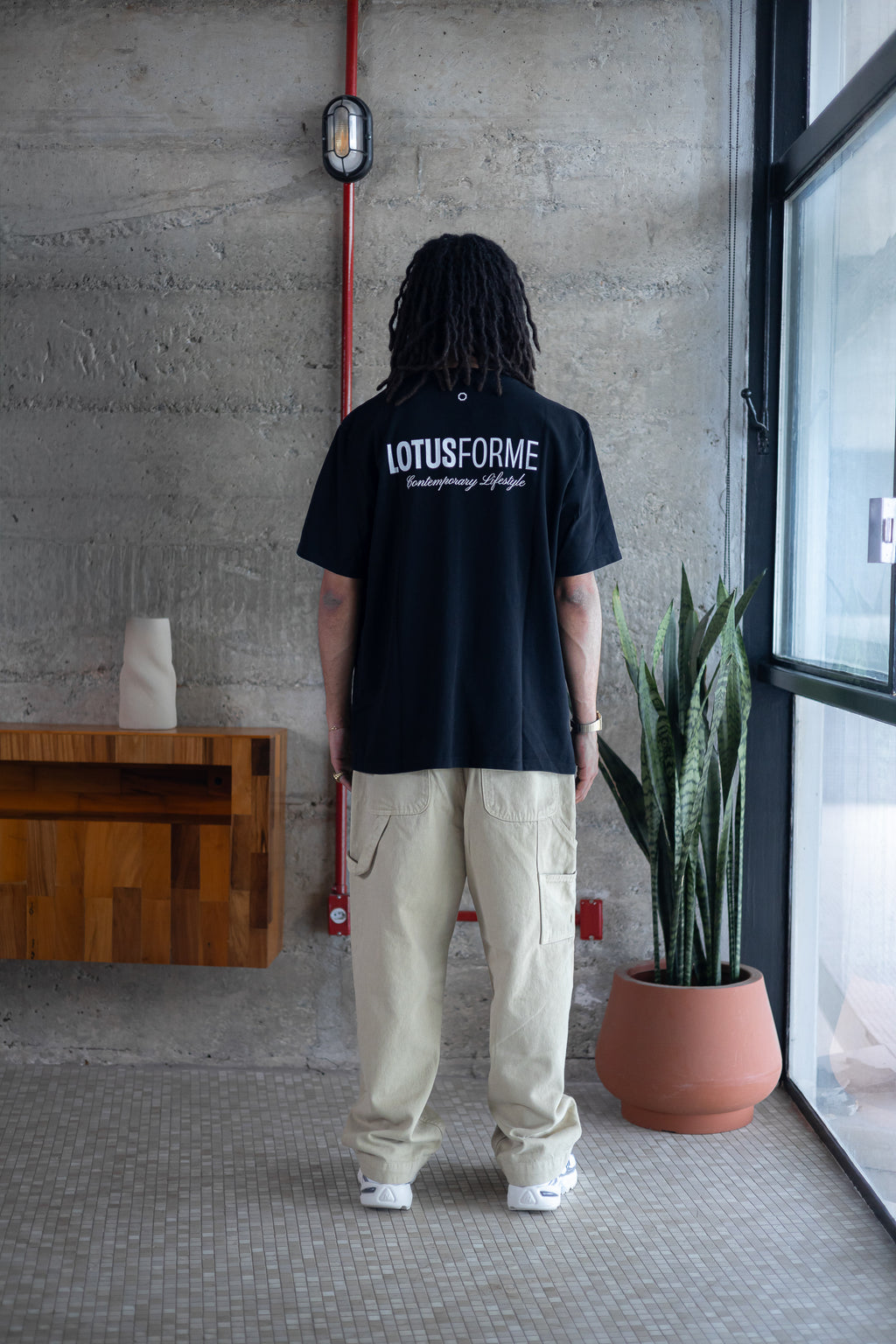 Camiseta Regular 'FORME CLUB' Preta