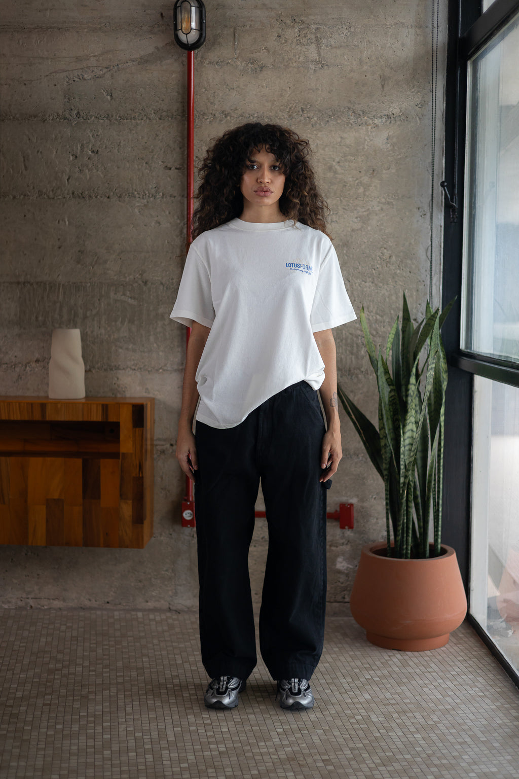 Camiseta Regular 'FORME CLUB' Off-White