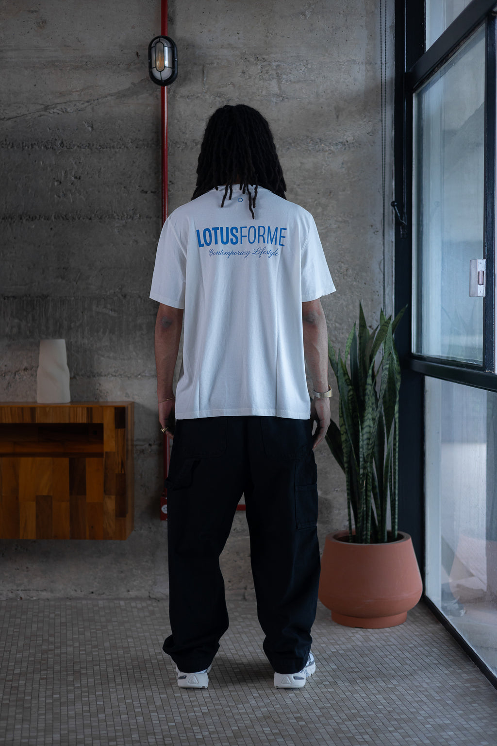 Camiseta Regular 'FORME CLUB' Off-White