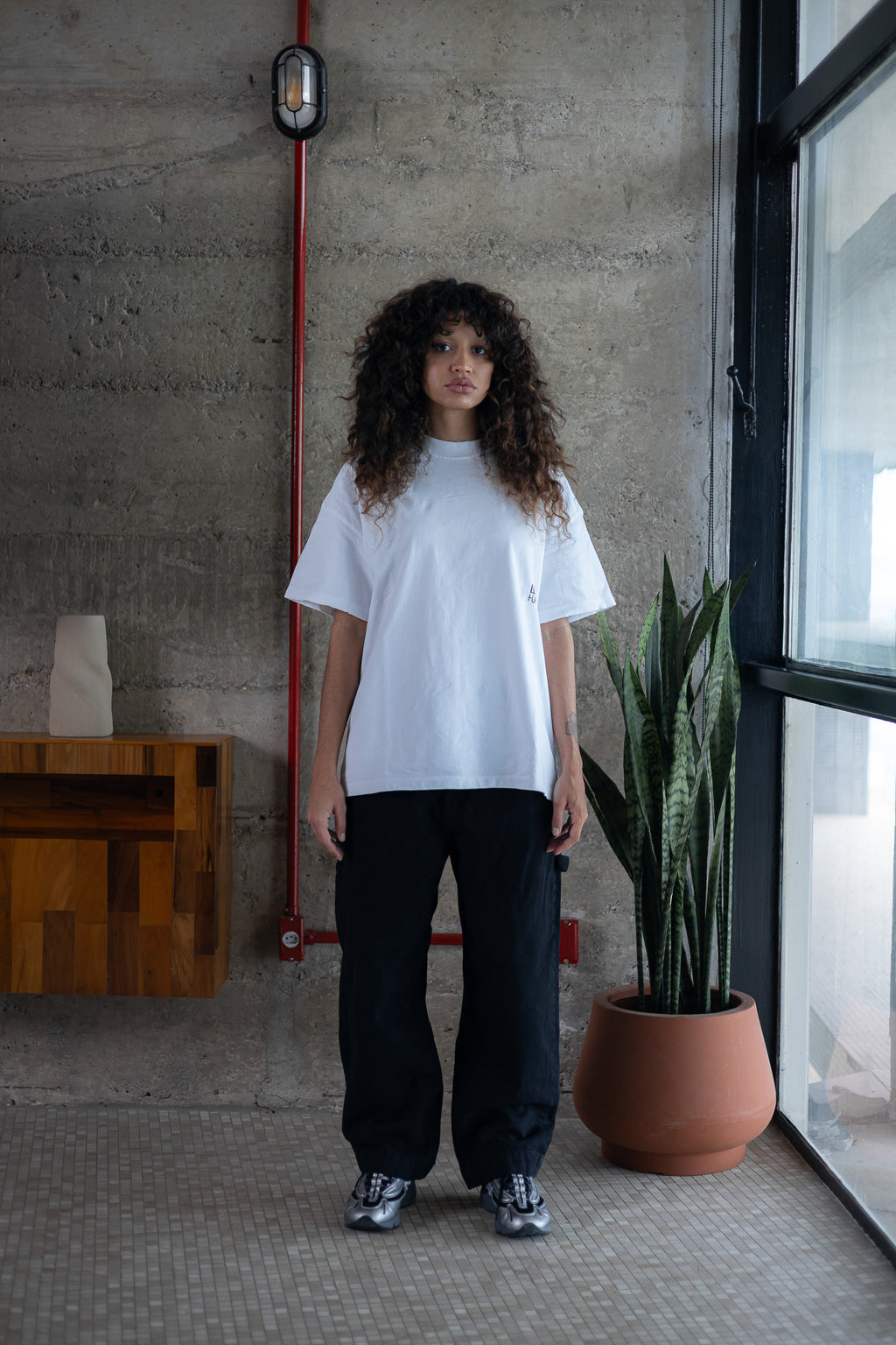 Camiseta Relaxed 'DREAM CITY' Branca