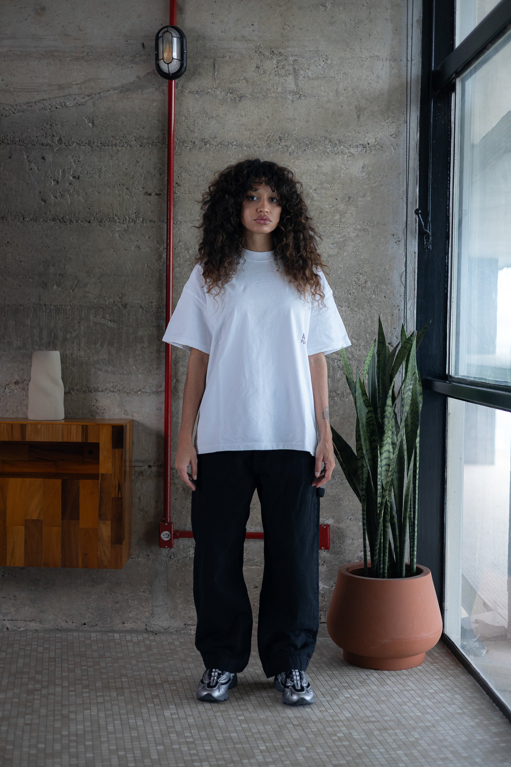 Camiseta Relaxed 'DREAM CITY' Branca