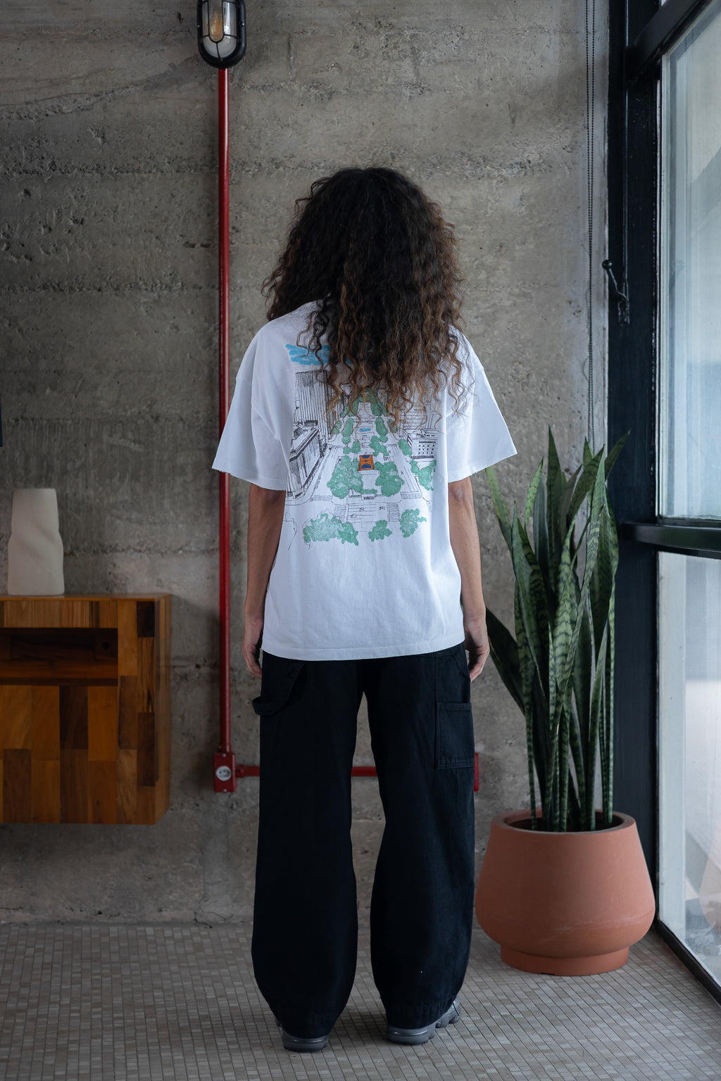 Camiseta Relaxed 'DREAM CITY' Branca