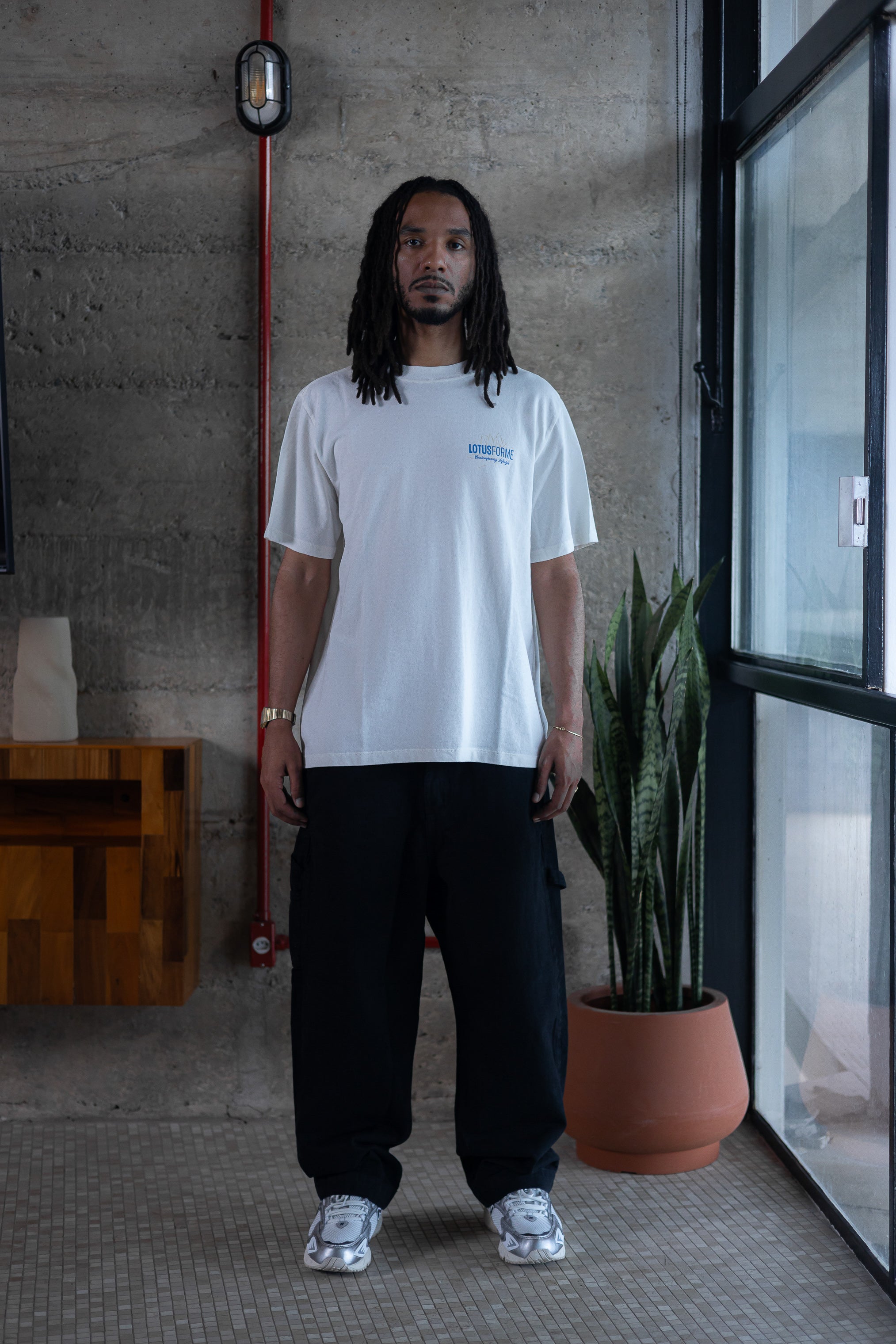 Camiseta Regular 'FORME CLUB' Off-White