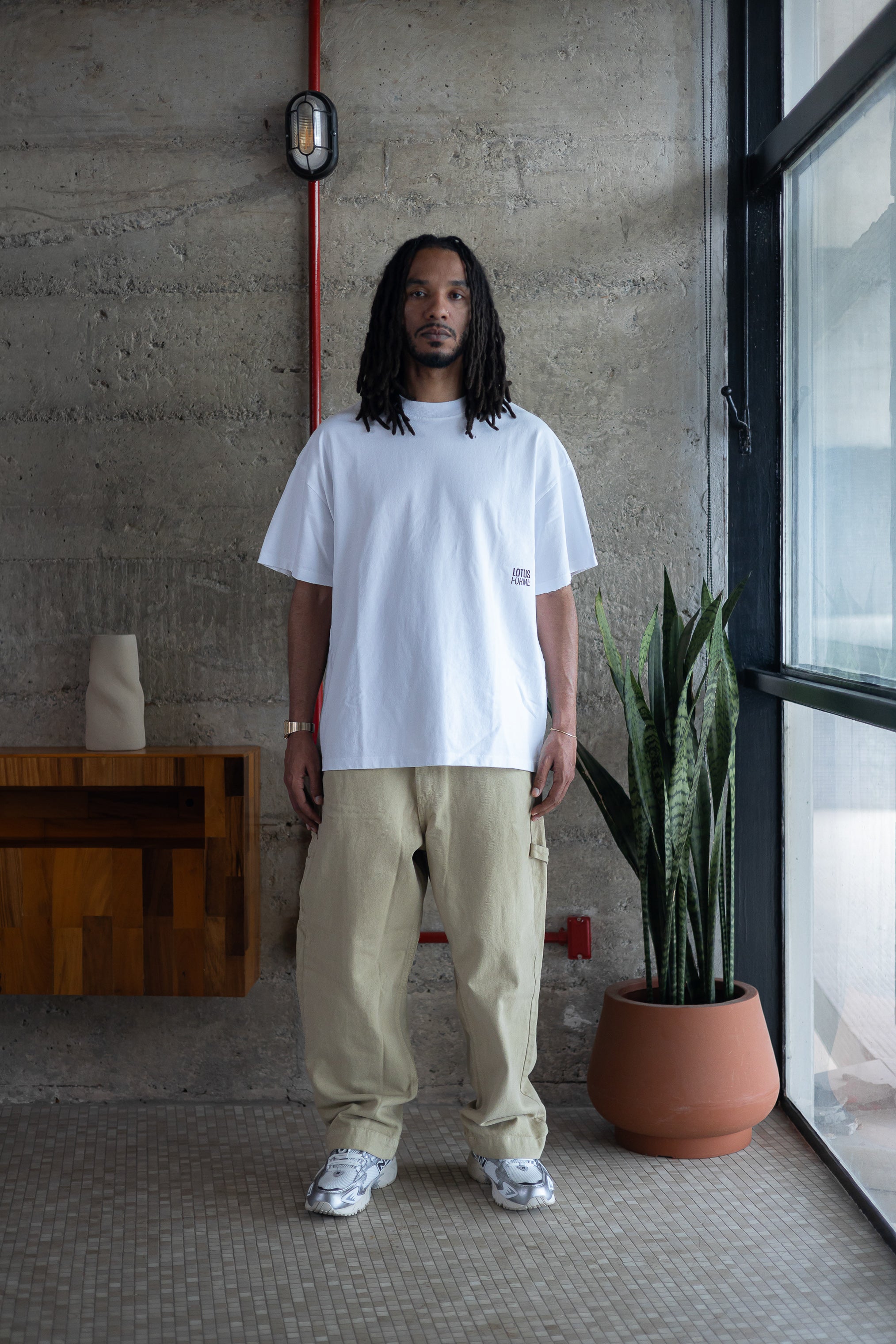 Camiseta Relaxed 'DREAM CITY' Branca